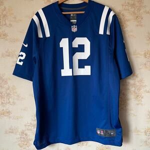 Nike On-Field Andrew Luck Indianapolis Colts Jersey 12 Royal Blue | XL